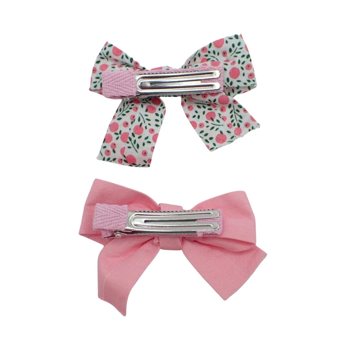2pc Hair Bows Set Stylish Fashion Cute Bow Hair Clips Alligator Beak Bow Hair Slides Party Festival Hair Accessories Girls Children's Women's Wedding
